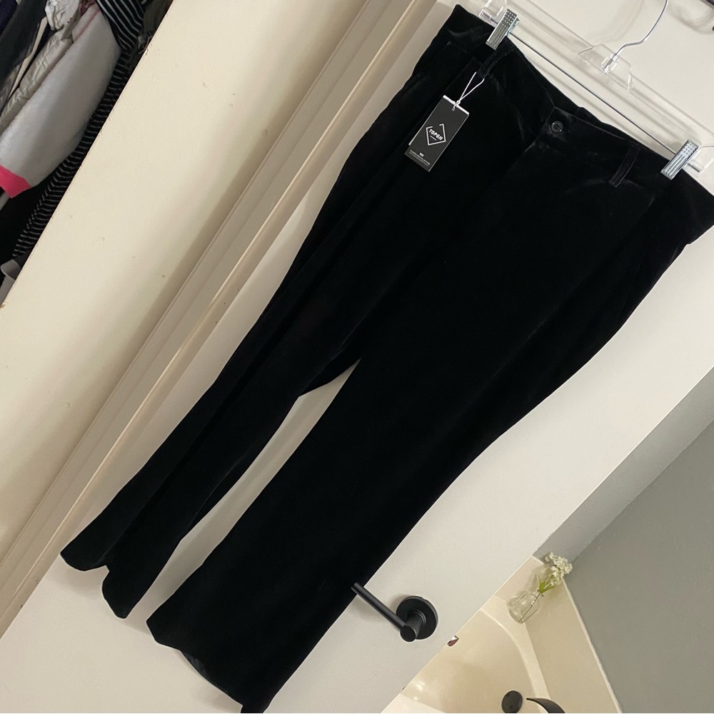 NWT TOPGH Women’s Black Velvet 2 pc Tuxedo Suit Size XL - Picture 4 of 16